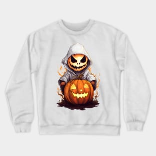 Cute Halloween ghost Smiling t shirt Crewneck Sweatshirt